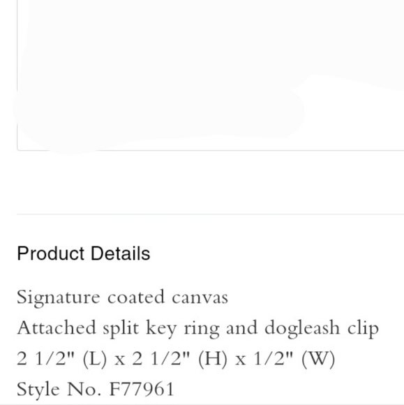 NWT Coach Signature Canvas Gold Khaki Pink Mirror Bag Charm Keychain Fob - Picture 3 of 15